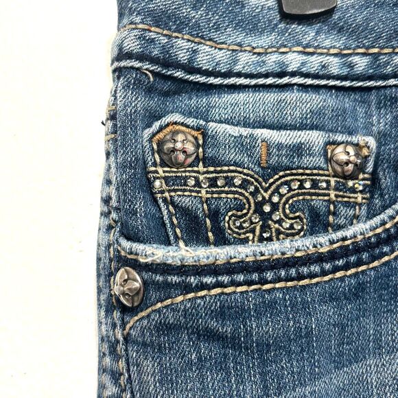 Rock Revival Sora Boot Jeans Women's Sz 30** Blue Stretch The Buckle Jeans - Picture 4 of 12